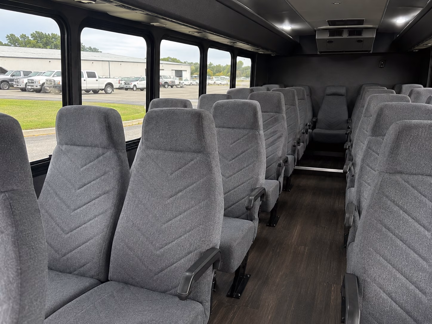 deerfield beach 20 passenger minibus inside