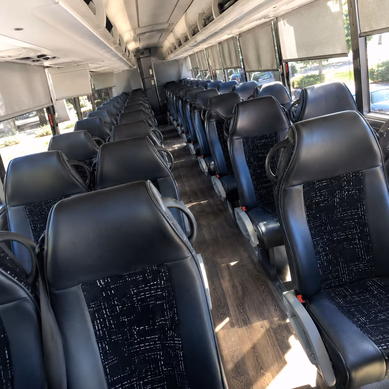 deerfield beach charter bus interior