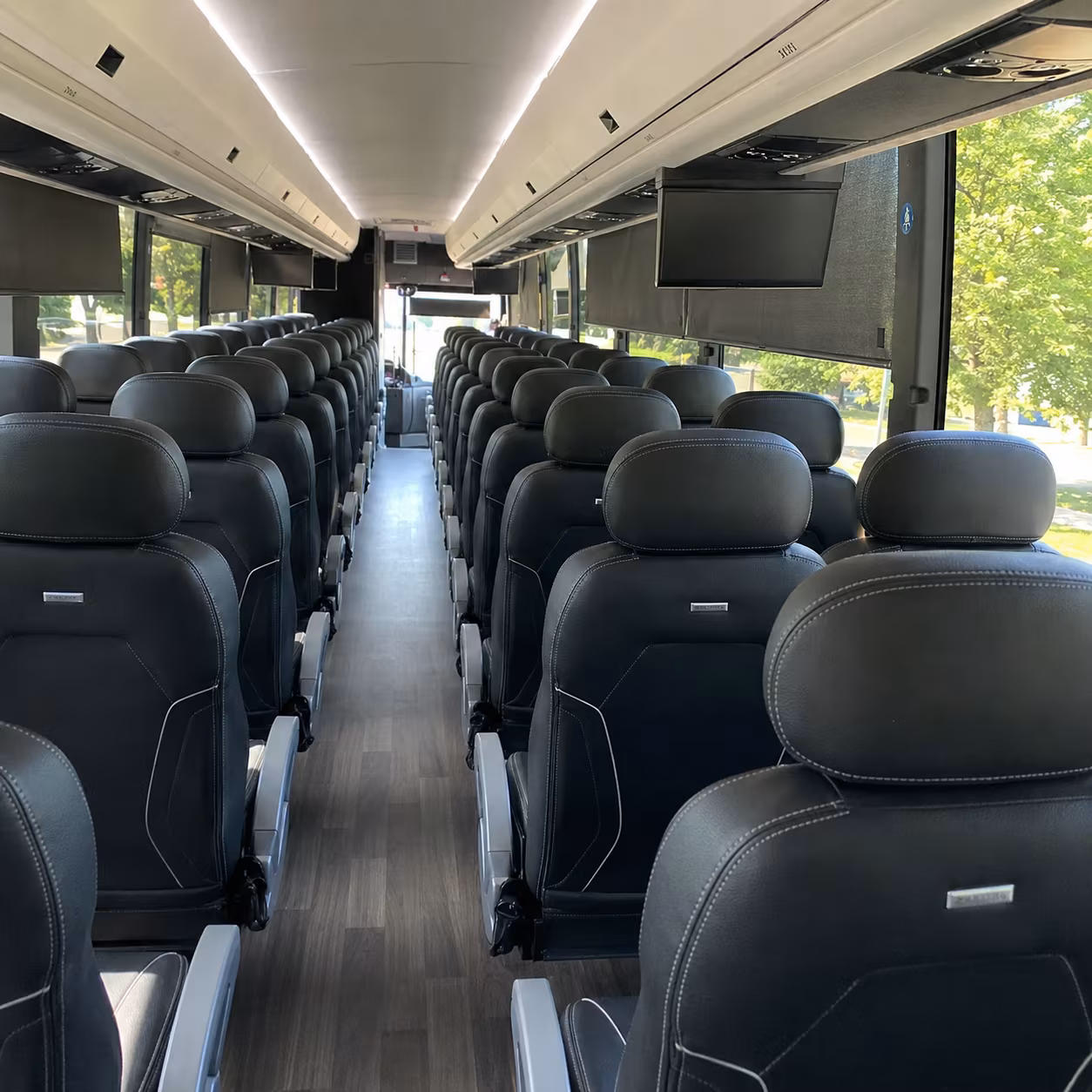 deerfield beach wedding charter bus rental